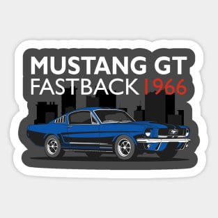 GT Fastback 1966 Sticker